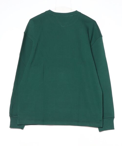 「TOMMY HILFIGER」 スウェットカットソー LARGE ブラック メンズ_画像2