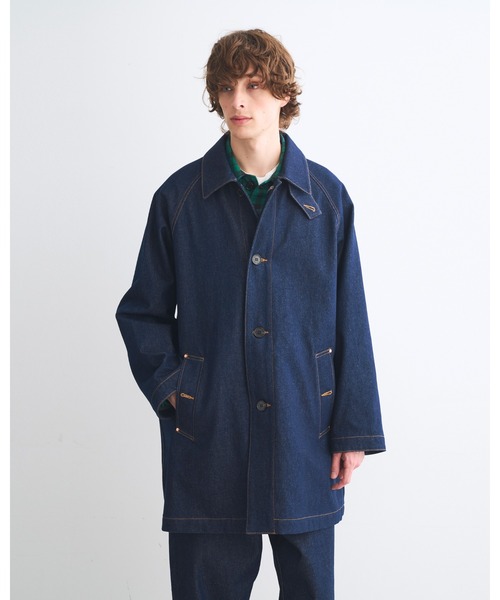 「Traditional Weatherwear」 デニムジャケット 38 ネイビー メンズの画像