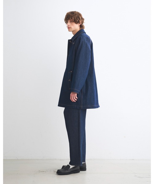 「Traditional Weatherwear」 デニムジャケット 38 ネイビー メンズの画像