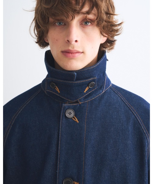 「Traditional Weatherwear」 デニムジャケット 38 ネイビー メンズの画像