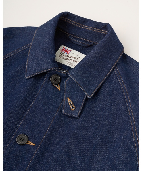 「Traditional Weatherwear」 デニムジャケット 38 ネイビー メンズの画像