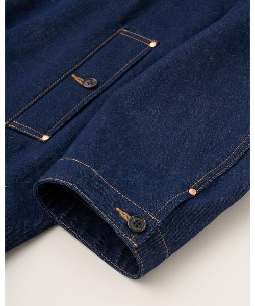 「Traditional Weatherwear」 デニムジャケット 38 ネイビー メンズの画像