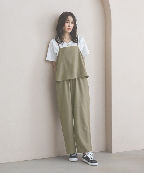 ワンピース 冷感サロペットTEEセットの画像