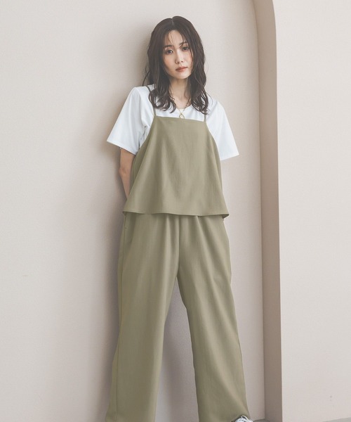 ワンピース 冷感サロペットTEEセットの画像