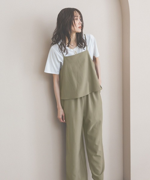 ワンピース 冷感サロペットTEEセットの画像