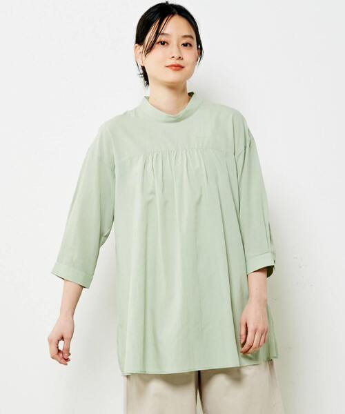 「MELROSE claire」 7分袖ブラウス FREE イエロー レディース_画像2