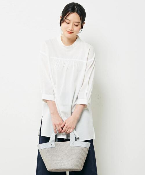 「MELROSE claire」 7分袖ブラウス FREE イエロー レディース_画像4