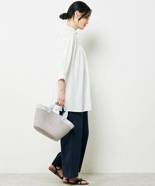 「MELROSE claire」 7分袖ブラウス FREE イエロー レディース_画像6