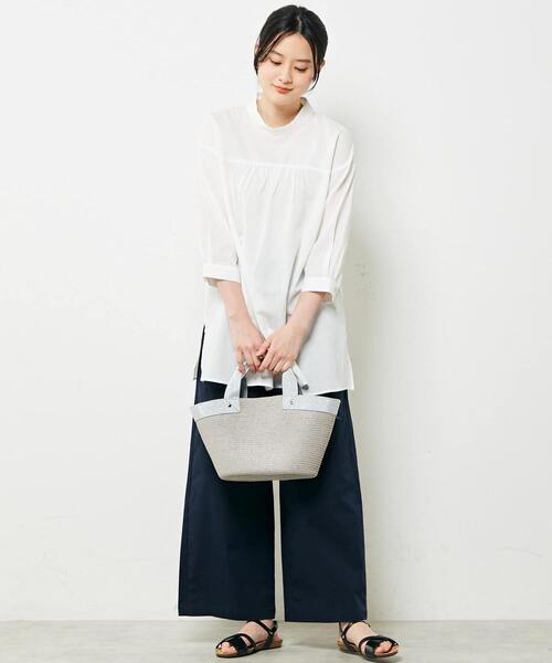 「MELROSE claire」 7分袖ブラウス FREE イエロー レディース_画像7