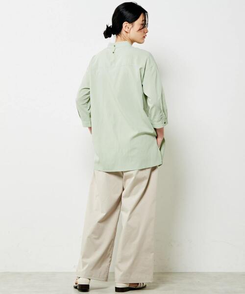 「MELROSE claire」 7分袖ブラウス FREE イエロー レディース_画像8