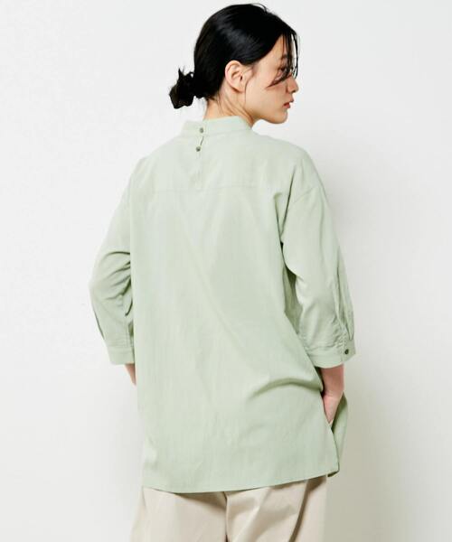 「MELROSE claire」 7分袖ブラウス FREE イエロー レディース_画像10
