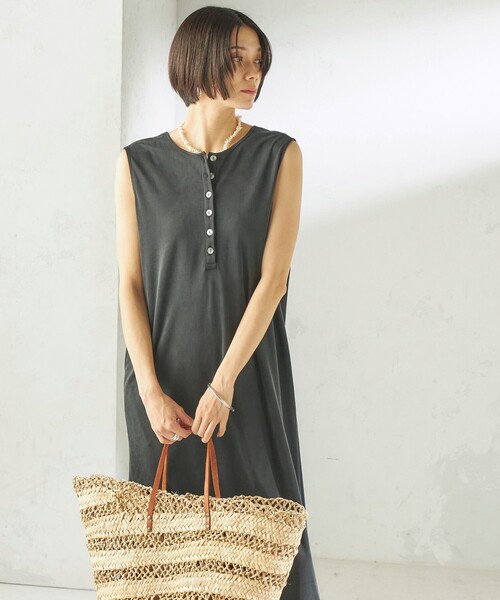 ワンピース 「手洗い可能」フィブリル ジャージー 2WAY ワンピースの画像
