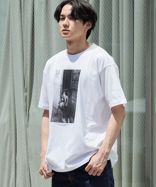 Graphpaper × Poet Meets Dubwise 　フォトT　白 POET MEETS DUBWISE tシャツ POET MEETS DUBWISE/ポエットミーツ