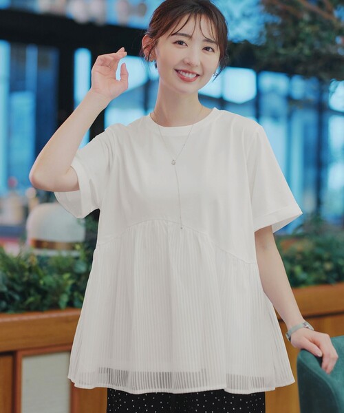 SLEEPY DOLPHIN LACE TEE 半袖 Tシャツ カットソー Tiaclasse tシャツ 半袖 「おのののかさん着用」 「サマケア