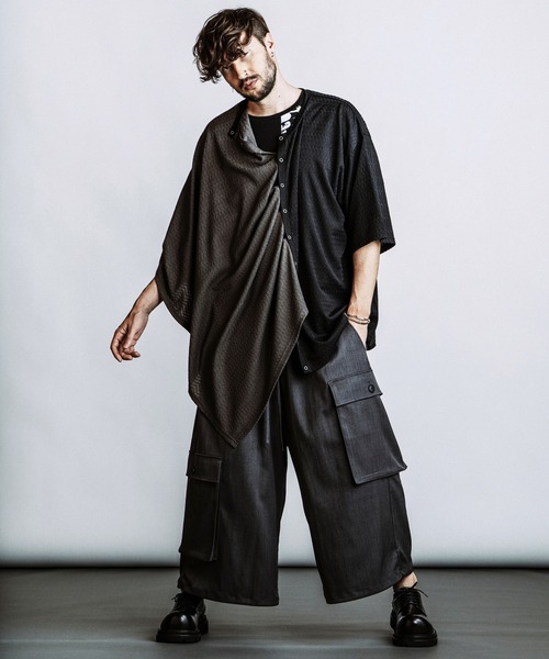 NO ID.（ノーアイディー） ワイドパンツ カーゴパンツ 「NO ID.」Baggy