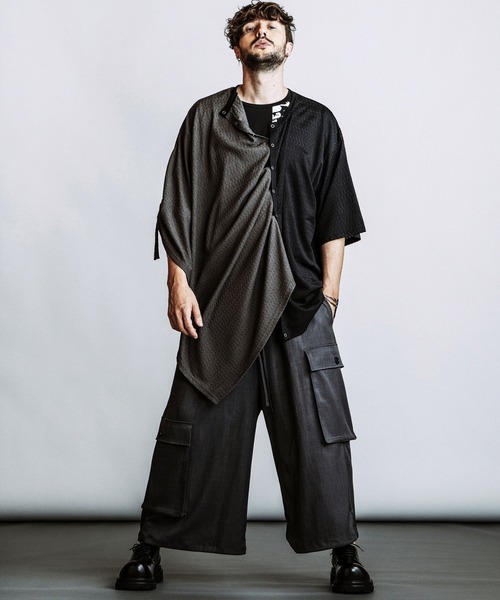 NO ID.（ノーアイディー） ワイドパンツ カーゴパンツ 「NO ID.」Baggy