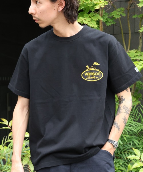 VANSON（バンソン） tシャツ TES x VANSON COLLABORATION T-SHIRT/ T