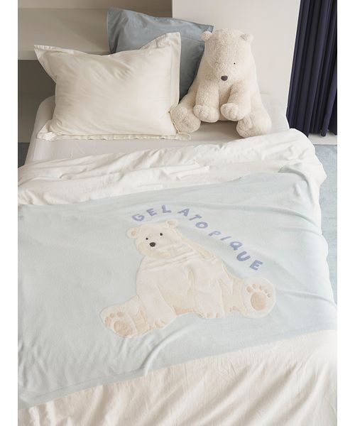 gelato pique Sleep ベッド 寝具 「Sleep」ベア柄 キルトケット