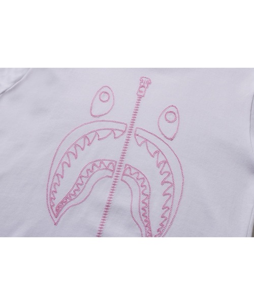 A BATHING APE（アベイシングエイプ） tシャツ 半袖 CHAINSTITCH SHARK