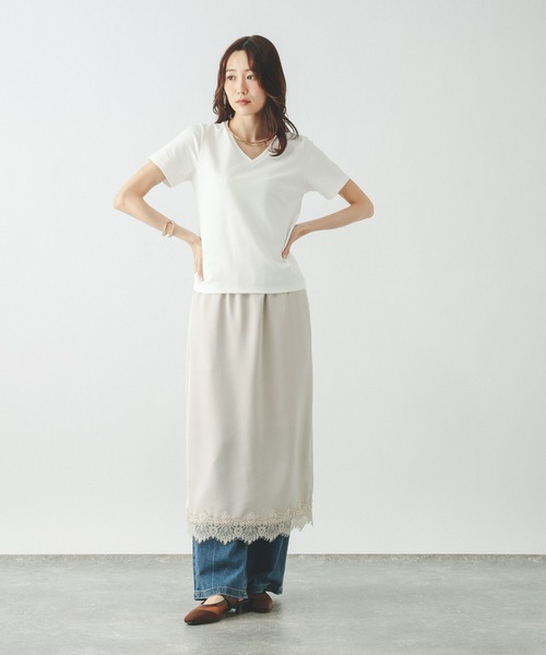 tシャツ 半袖 Fffit エフィット/汗染み軽減Vネック/665855 レディース | GLOBAL WORK | 07