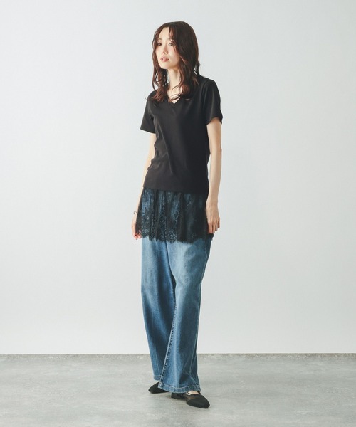 tシャツ 半袖 Fffit エフィット/汗染み軽減Vネック/665855 レディース | GLOBAL WORK | 10