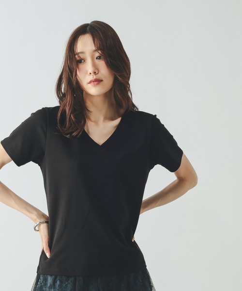 tシャツ 半袖 Fffit エフィット/汗染み軽減Vネック/665855 レディース | GLOBAL WORK | 12