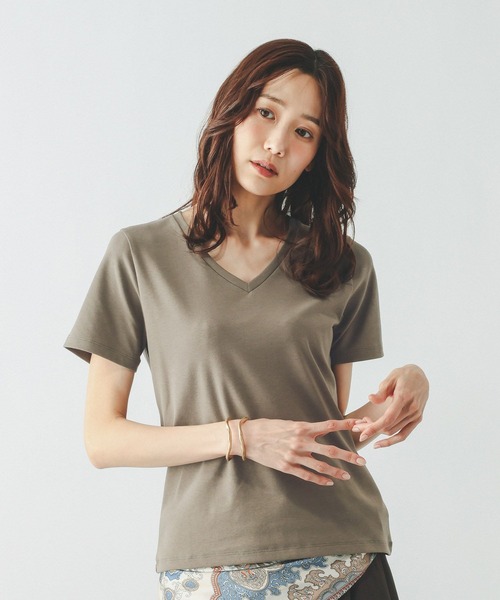 tシャツ 半袖 Fffit エフィット/汗染み軽減Vネック/665855 レディース | GLOBAL WORK | 14