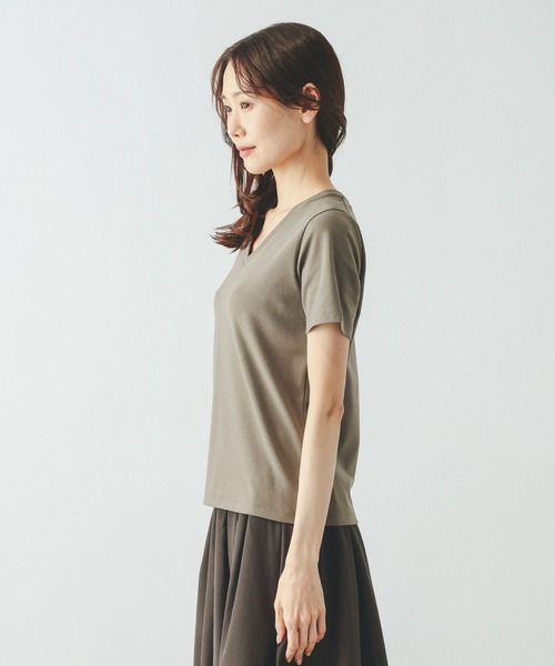 tシャツ 半袖 Fffit エフィット/汗染み軽減Vネック/665855 レディース | GLOBAL WORK | 23