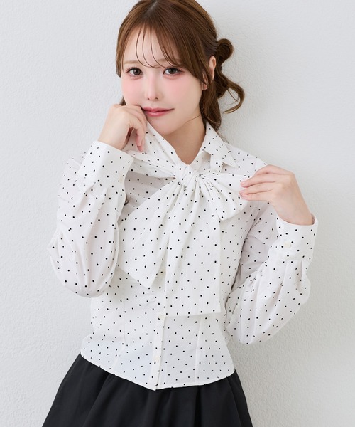 one after another NICE CLAUP ブラウス シャツ 「取り外し可能 