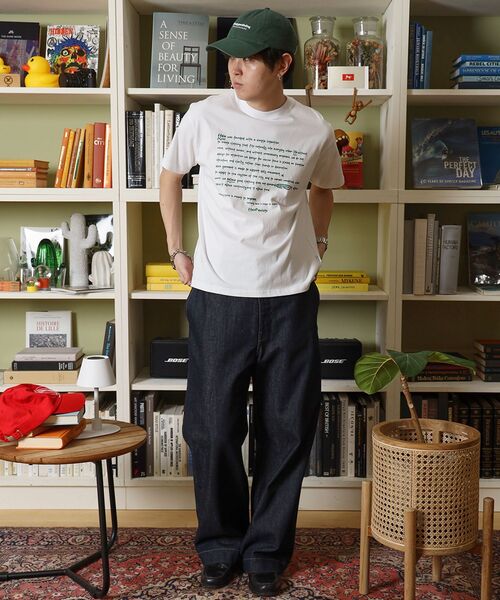 「FFEIN」 半袖Tシャツ SMALL アッシュグレー メンズ_画像7
