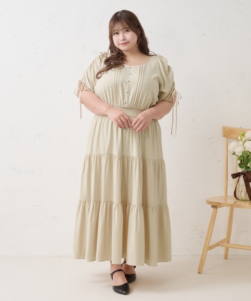 Louiosy（ルオシー） ワンピース 半袖 「Louiosy」「大きいサイズ