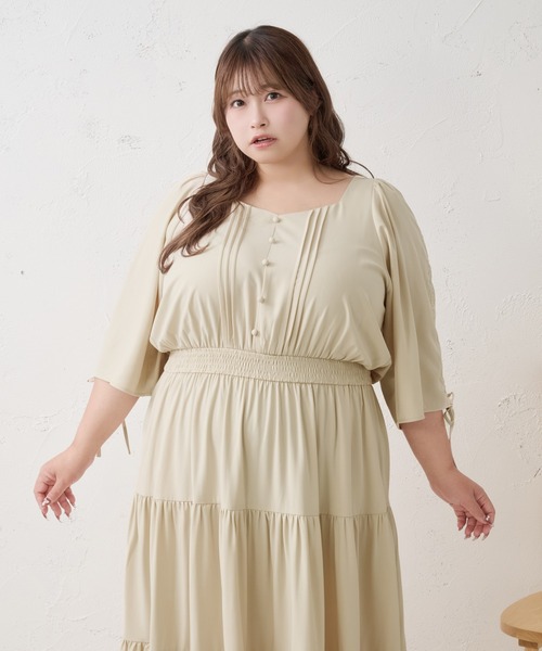 Louiosy（ルオシー） ワンピース 半袖 「Louiosy」「大きいサイズ