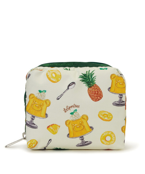 LeSportsac（レスポートサック） ポーチ SQUARE COSMETIC パインベア
