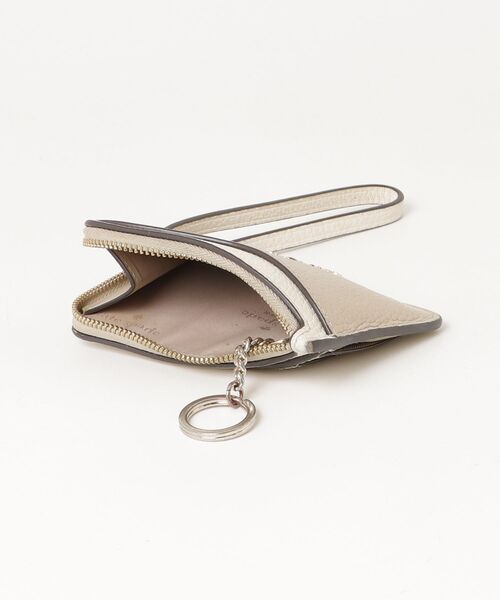 「kate spade new york」 カードケース ONESIZE ベージュ レディース_画像3