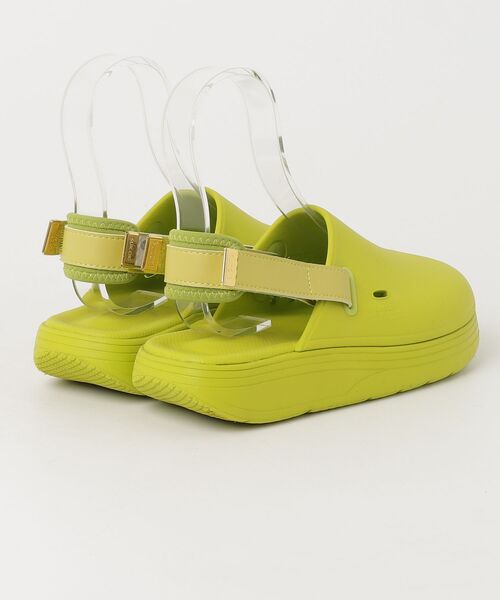 「SUICOKE」 フラットサンダル 24cm グリーン レディース_画像2