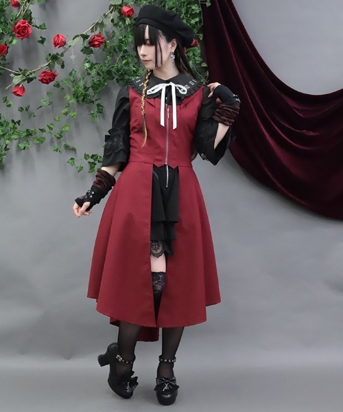 NIBBLE POISON（ニブルポイズン） ベスト ジレ 燕尾デザインロング