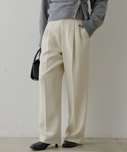 ワイドパンツ パンツ 「セットアップ対応」 ジャージータックワイドパンツ レディース