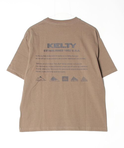 「KELTY」 半袖Tシャツ X-LARGE カーキ メンズ_画像3