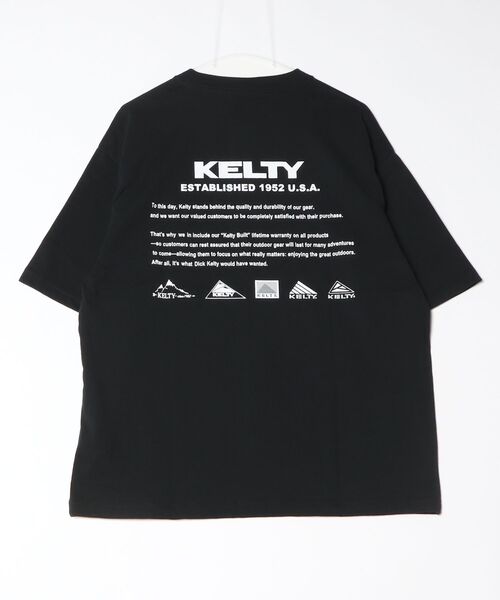 「KELTY」 半袖Tシャツ X-LARGE カーキ メンズ_画像5