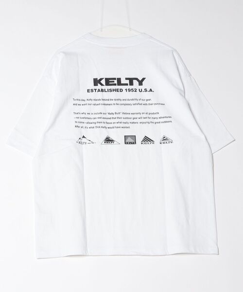 「KELTY」 半袖Tシャツ X-LARGE カーキ メンズ_画像7