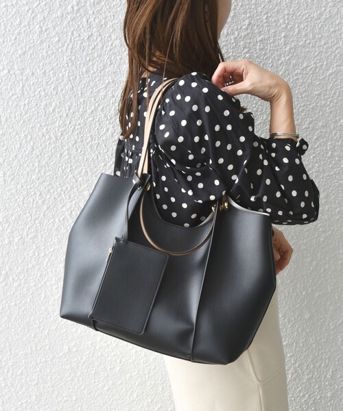「SHIPS any」 2WAYバッグ ONE SIZE ナチュラル レディース_画像9