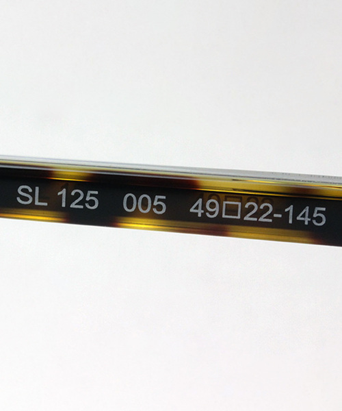 伊達メガネ メガネ 眼鏡 「SAINT LAURENT/サンローラン」ボストン メガネ SL125 005 メンズ レディースの画像