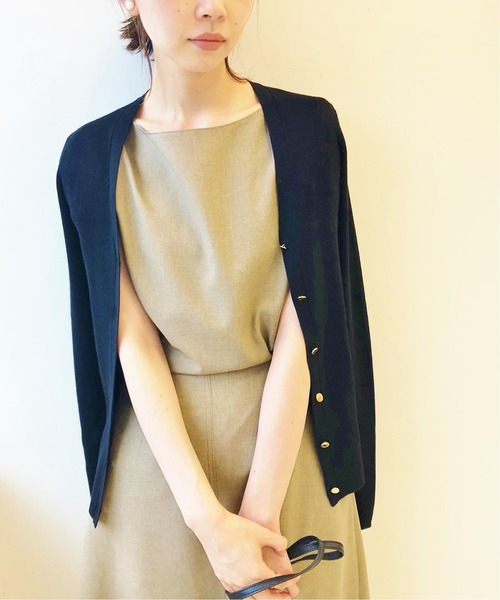 IENA ニット 2x1リブVネックカーディガン◇ : ZOZOTOWN Yahoo!店