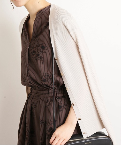 IENA ニット 2x1リブVネックカーディガン◇ : ZOZOTOWN Yahoo!店