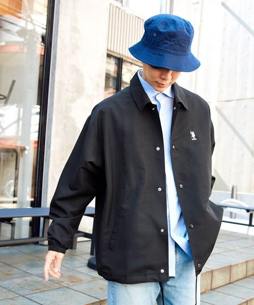ジャケット ブルゾン U.S. POLO ASSN. /ユーエスポロアッスン 別注 ワンポイント刺繍ロゴ ビッグシルエット コーチジャケット|ZOZOTOWN |15