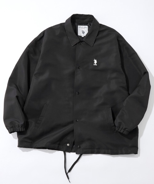 ジャケット ブルゾン U.S. POLO ASSN. /ユーエスポロアッスン 別注 ワンポイント刺繍ロゴ ビッグシルエット コーチジャケット|ZOZOTOWN |14
