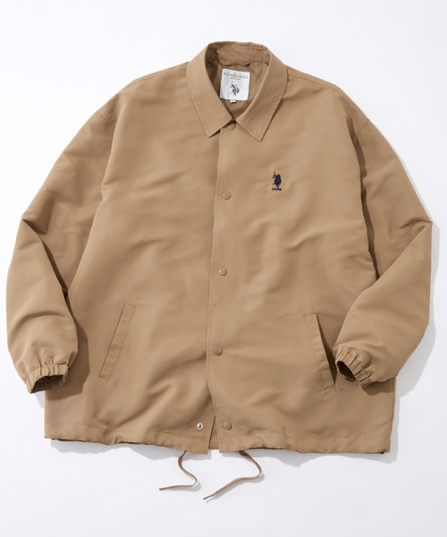 ジャケット ブルゾン U.S. POLO ASSN. /ユーエスポロアッスン 別注 ワンポイント刺繍ロゴ ビッグシルエット コーチジャケット|ZOZOTOWN |19