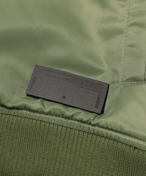 LIBERE ma1 ma-1 リベーレ / MA-1 MK3 ZIP-UP HOODIE ビッグ