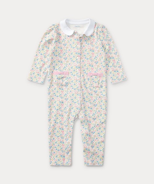 Polo Ralph Lauren Childrenswear ベビー服 ロンパース フローラル Polo Ralph Lauren Childrenswear ベビー服 ロンパース フローラル