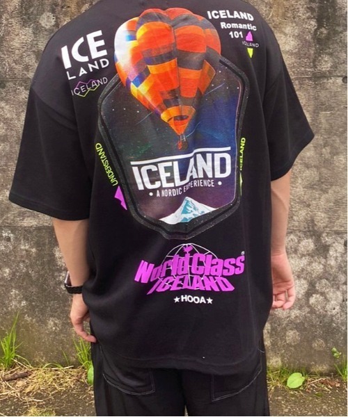 tシャツ Tシャツ メンズ 韓国 ファッション ストリート ブランド ICE LAND PRINT TEE メンズ レディース ユニセックス｜zozo｜22